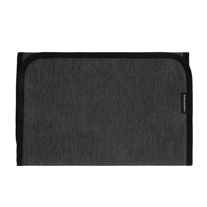 mommore กระเป๋าคุณแม่ กระเป๋าสัมภาระคุณแม่ กระเป๋าแม่ลูกอ่อน กันน้ำ พร้อมแผ่นรองเปลี่ยนผ้าอ้อม จุมาก น้ำหนักเบา เหมาะสำหรับเดินทาง (Dark Grey)