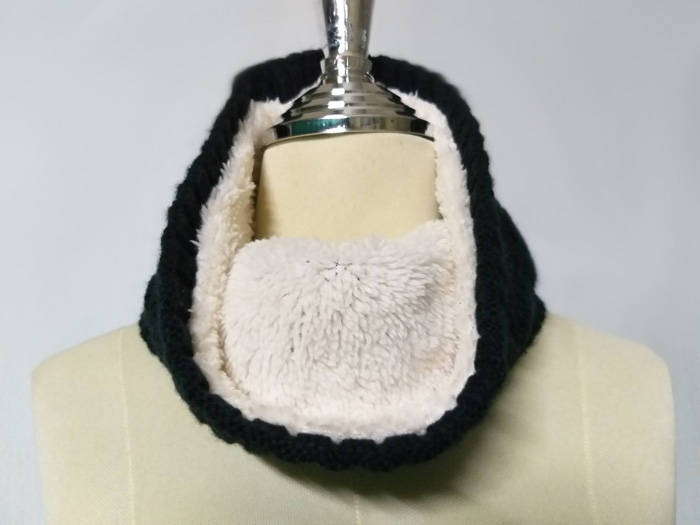 ที่อุ่นคอ Neck warmer ไหมพรมบุขนหมีสุดนุ่ม