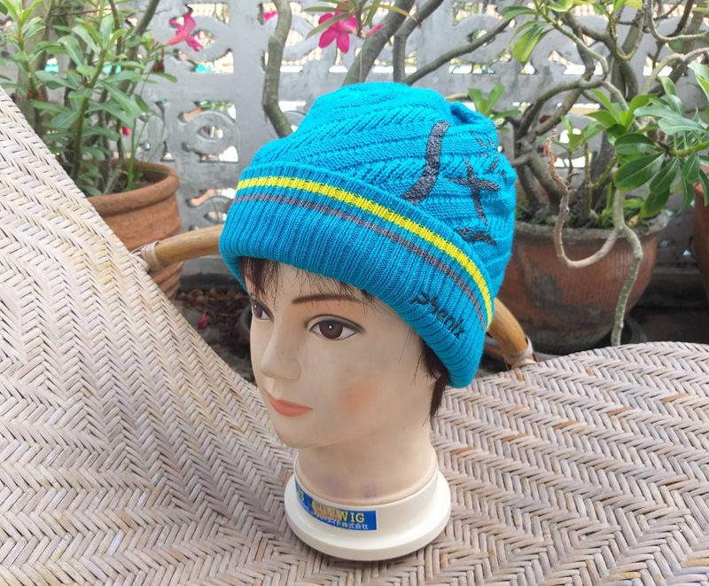 หมวกไหมพรมบุผ้าฟลีซหนา phenix อุ่นถึงติดลบ