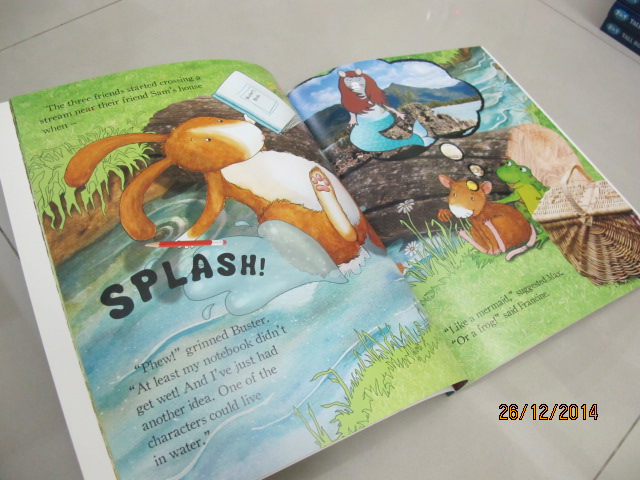 Peter Bently : Bunny Loves to Write : นิทานภาพ กระต่ายชอบเขียนหนังสือ ปีเตอร์ เบนท์ลี่ จาก Shark in the Dark