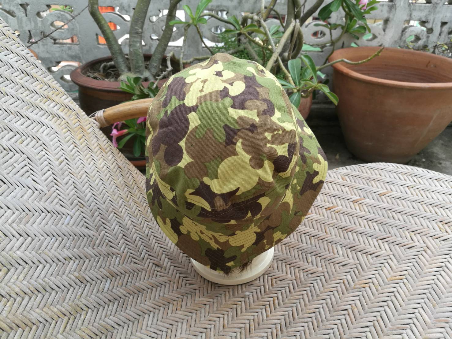 หมวกบักเก็ตลายพราง MickeyMouse ลิขสิทธิ์แท้ (ของใหม่)