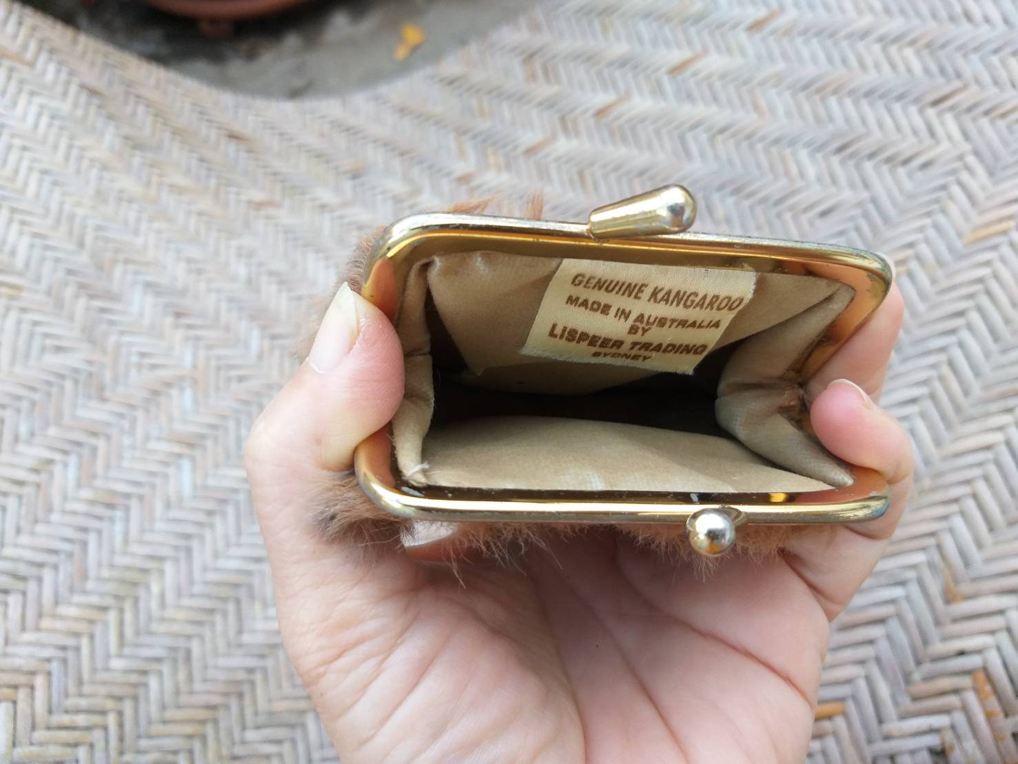 กระเป๋าใส่เหรียญหนังจิงโจ้แท้ Made in Australia