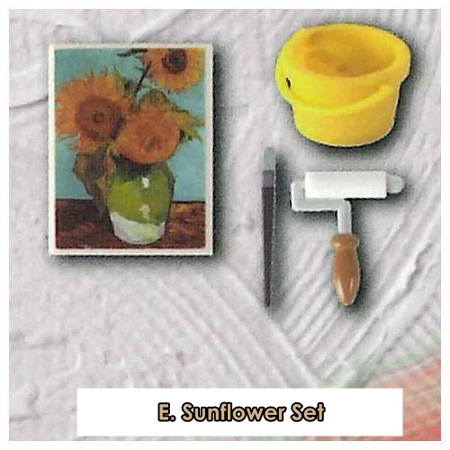 กาชาปองมาสคอทชุดวาดศิลปะ Miniature Art Set Mascot