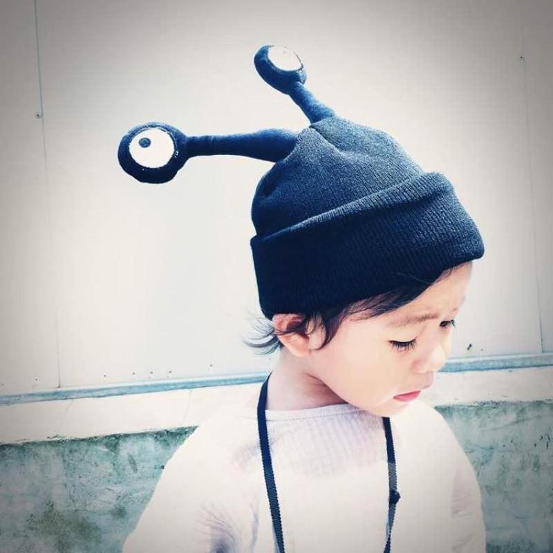 หมวกกันหนาวเด็ก ตาแมลงยื่น น่ารักแสนกวน สำหรับเด็กวัย 1-4 ปี