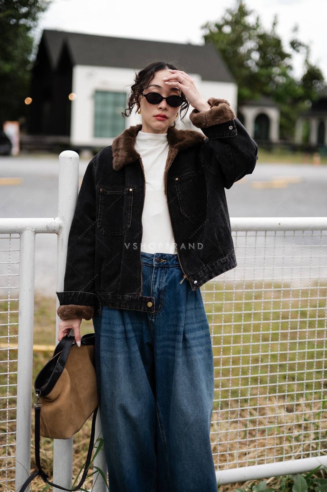 แจ็คเก็ตยีนส์ขนเฟอร์ด้านใน ใส่สบาย : สินค้าคุณภาพ (พร้อมส่ง)