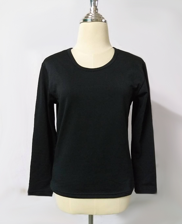 เสื้อลองจอนหญิงสีดำ อก36 อุ่นมาก