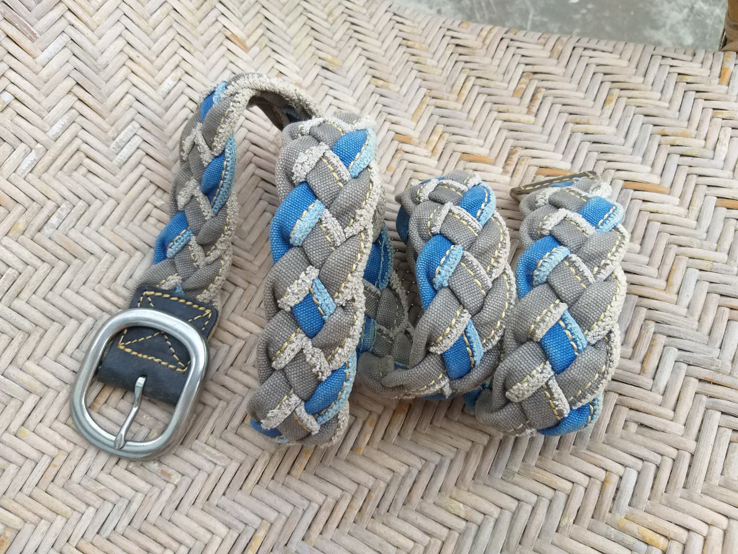 เข็มขัดผ้าถัก เก๋ เข็มขัดชาย