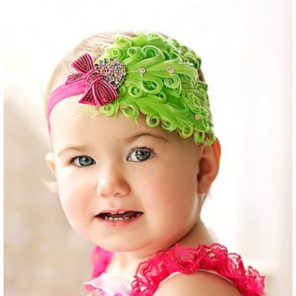 ผ้าคาดผมเด็กขนนก Princress สำหรับเด็กวัย 3 เดือน - 3 ปี