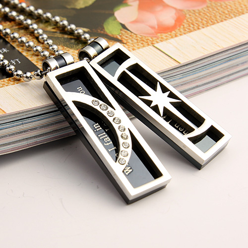 สร้อยคู่ When I Falling in Love with You (มีสีทอง/ดำ)