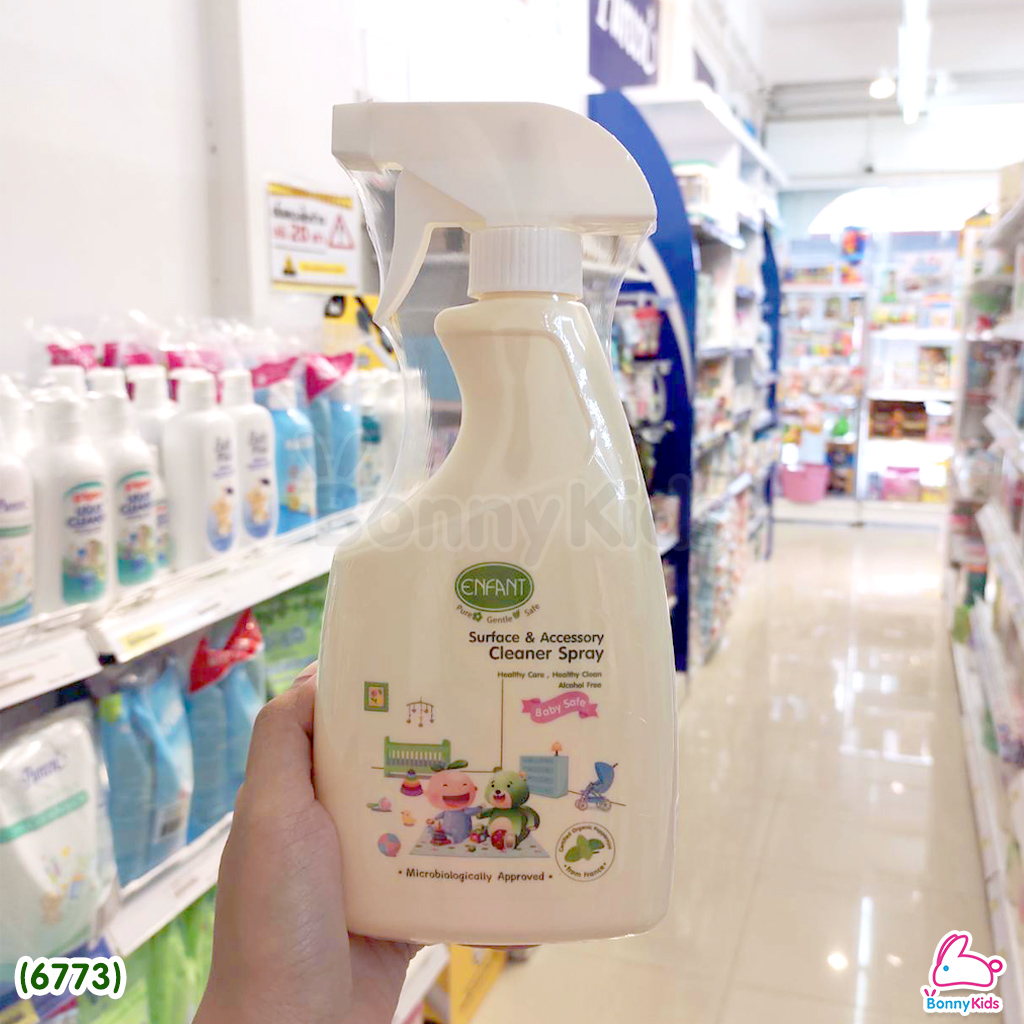 (6773) ENFANT (อองฟองต์) Surface & Accessory Cleaner Spray สเปรย์ทำความสะอาดพื้นผิว สูตรออแกนิก (500 ml.)