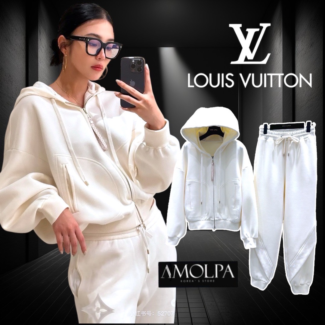 SET JACKET LV งาน hiend เนื้อผ้าดีม๊าก ผ้าใส่สบายมาก ใส่สบาย : สินค้าคุณภาพ (พร้อมส่ง)