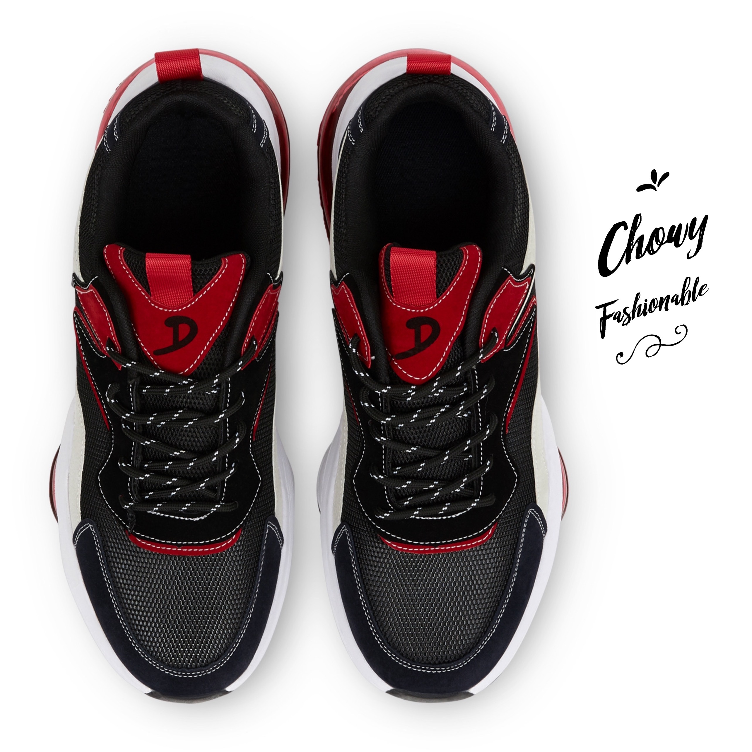 รองเท้าผ้าใบผู้ชายไซส์ใหญ่ 46-54 Men Fashion Sneaker KR1117