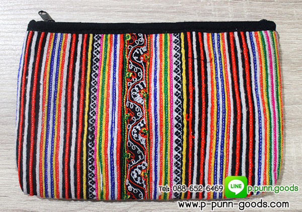 กระเป๋าชาวเขา กระเป๋าซิบเล็ก 20 ซม.