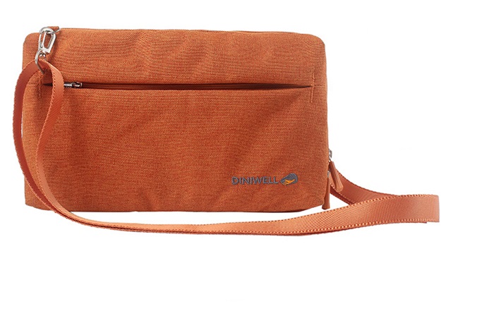 DINIWELL กระเป๋าสะพายข้าง ขนาดกลาง พาดลำตัว กันน้ำ ช่องเยอะ คุณภาพดี สายสะพายเงาสวย มี 5 สีให้เลือก