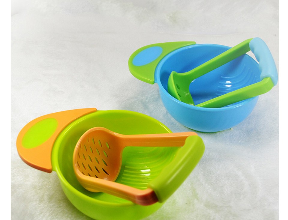 NanaBaby ถ้วยบดเด็ก ถ้วยบดอาหารเด็ก ถ้วยบดผลไม้และอาหาร Freshfoods Mash & Serve Bowl
