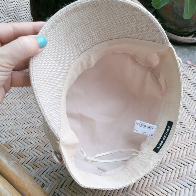 หมวกแก๊ปทรงนิวส์บอย NATURAL BEAUTY BASIC ผ้า canvas สวยมาก