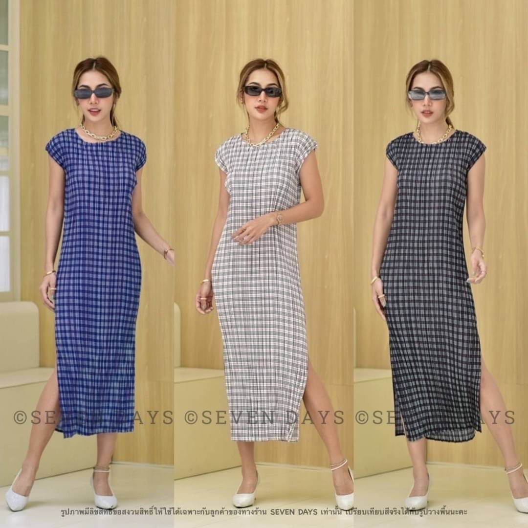 ชุดเดรสยาวผ้าอัดพลีททั้งตัวอย่างดี ลายเรียบ หรูสวย เนื้อผ้าทิ้งตัวและอยู่ทรงตามแบบฉบับงาน แบรนด์ ใส่สบาย สินค้าคุณภาพ (พร้อมส่ง)