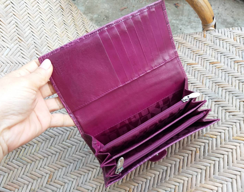 กระเป๋าสตางค์ FURLA หนังแท้ ช่องเยอะ