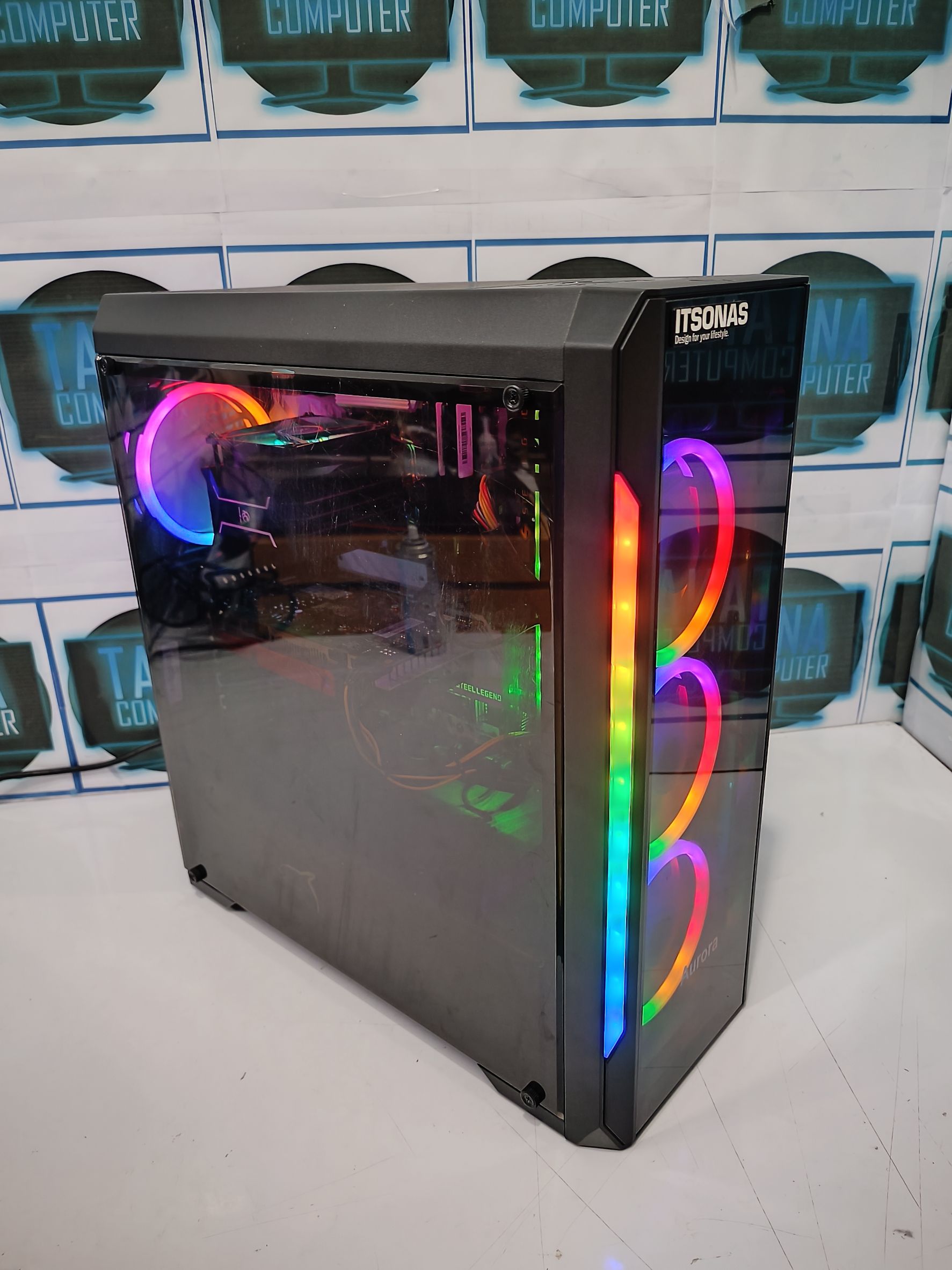 (22,900)คอมประกอบตั้งโต๊ะ สเปคแรงๆ I7-10700 Ram16GB SSD512GB HDD1TB GTX1630 4GB