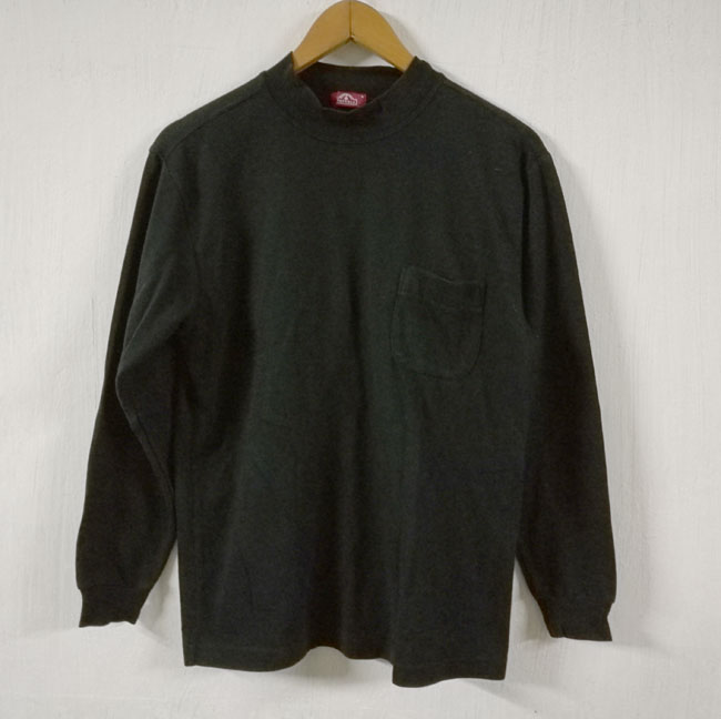 เสื้อแขนยาวชาย TOPVALU สีดำ ผ้าดีมาก