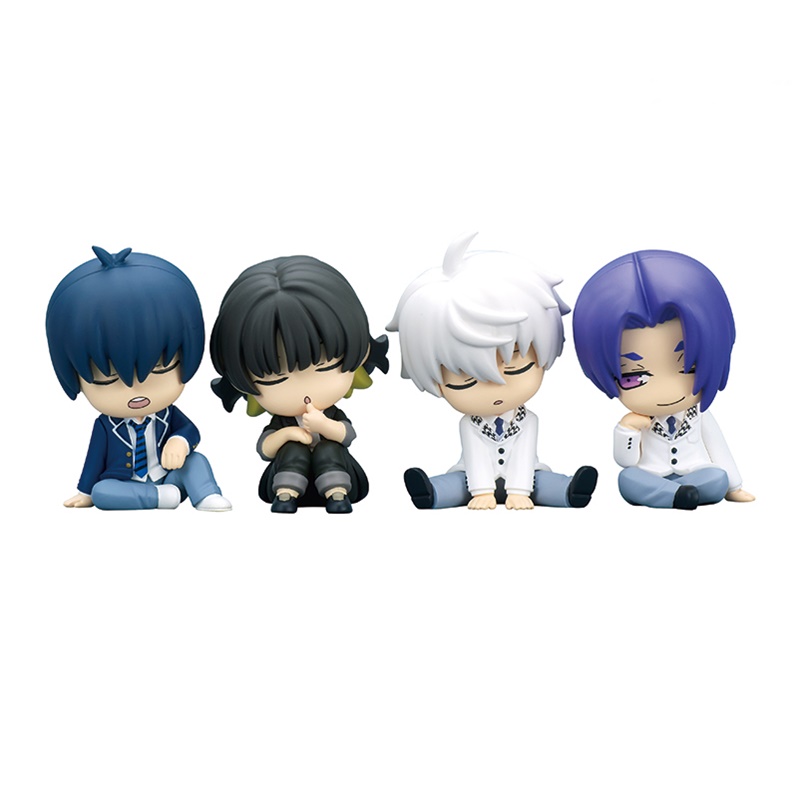 กาชาปองฟิกเกอร์ตัวการ์ตูนขังดวลแข้ง Shoulders Fig Blue Rock