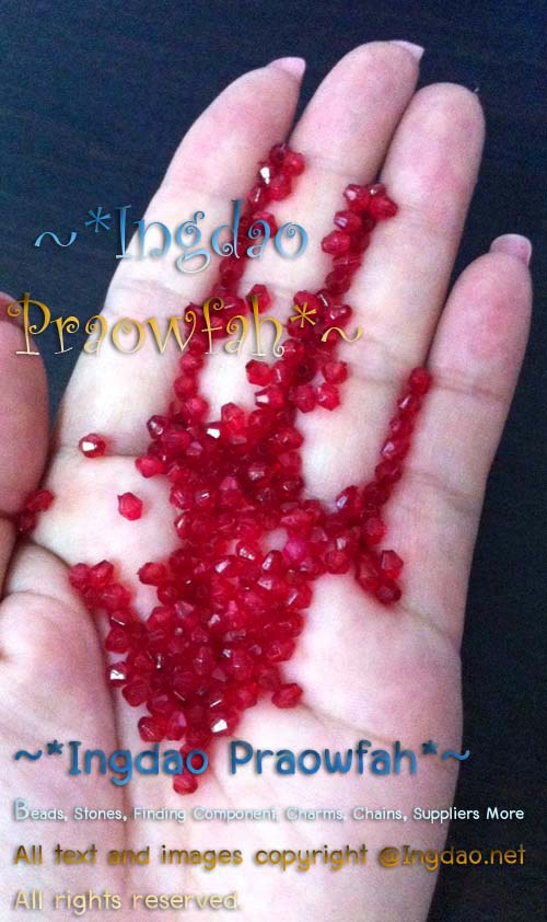 A5301- SM4 คริสตัลอะครีลิค 4 มิล. สีแดงเข้ม (10 กรัม / 10 บาท)