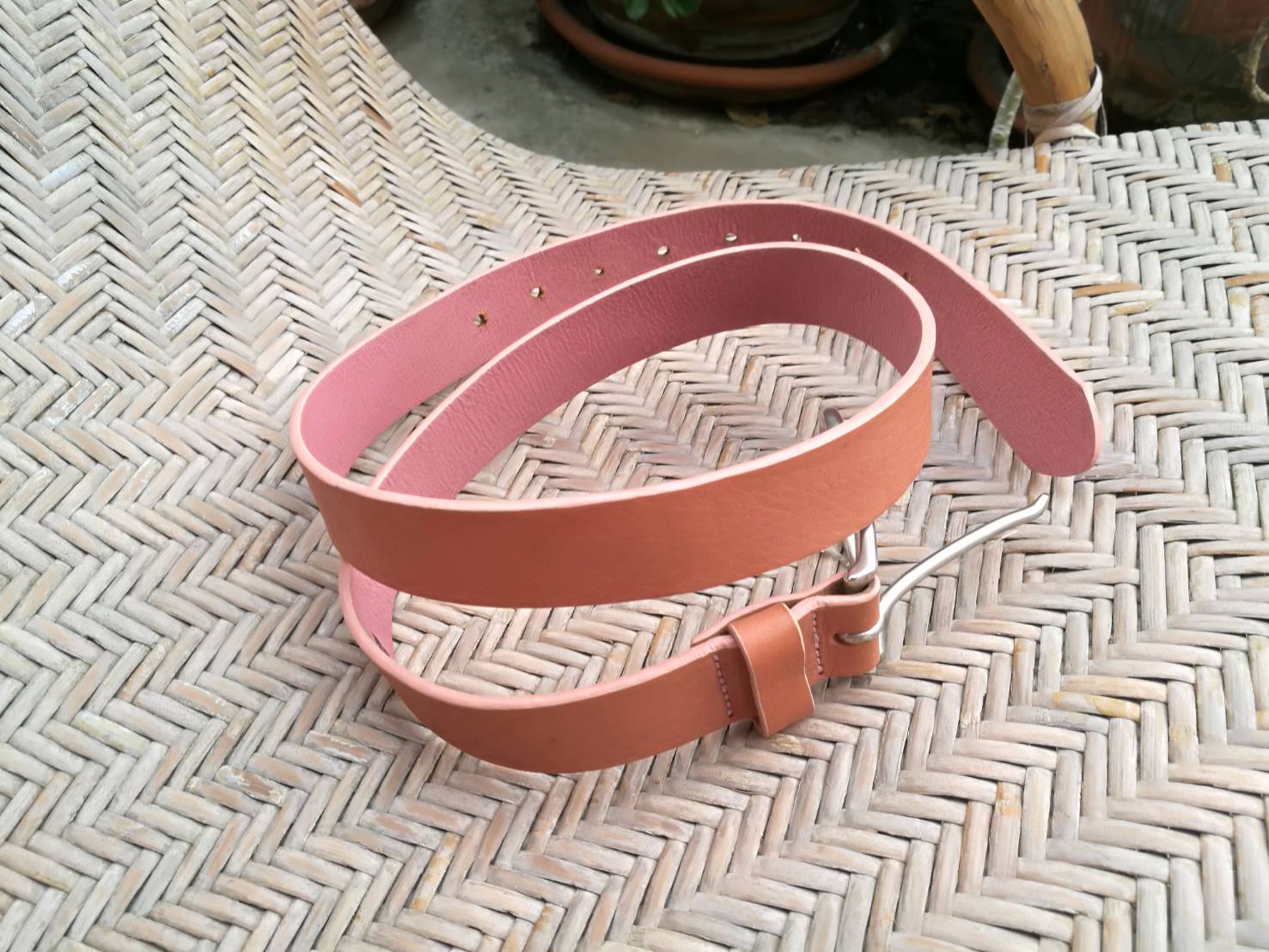 เข็มขัดหนังแท้ GAP สีสวย