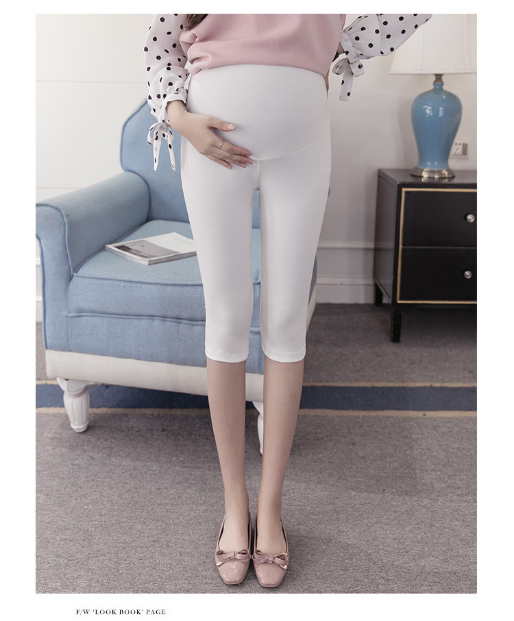 กางเกงเลคกิ้งคนท้อง กางเกงคนท้อง ขาสามส่วน เนื้อผ้านิ่มเด้ง ใส่สบาย