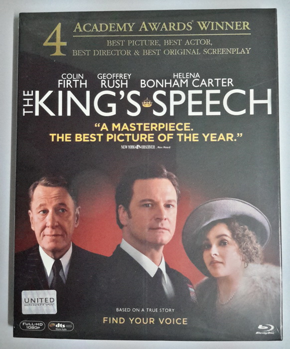 (Blu-Ray) The King's Speech (2010) ประกาศก้องจอมราชา