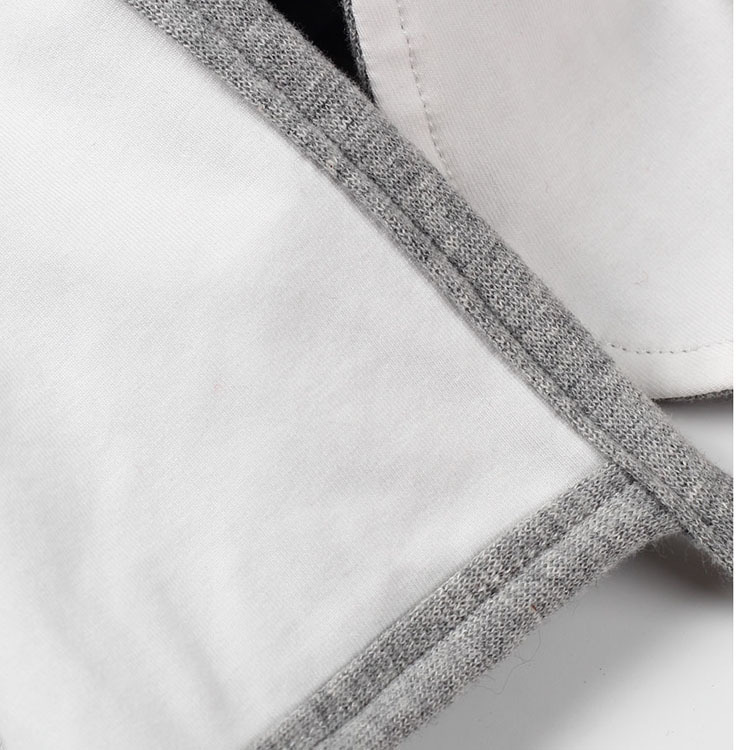 หมวกเด็กอ่อน ฮู้ดเด็กผูกคางเด็กเล็ก วัย 3 - 24 เดือน กระต่ายน้อย - มีสีเทา/ชมพู