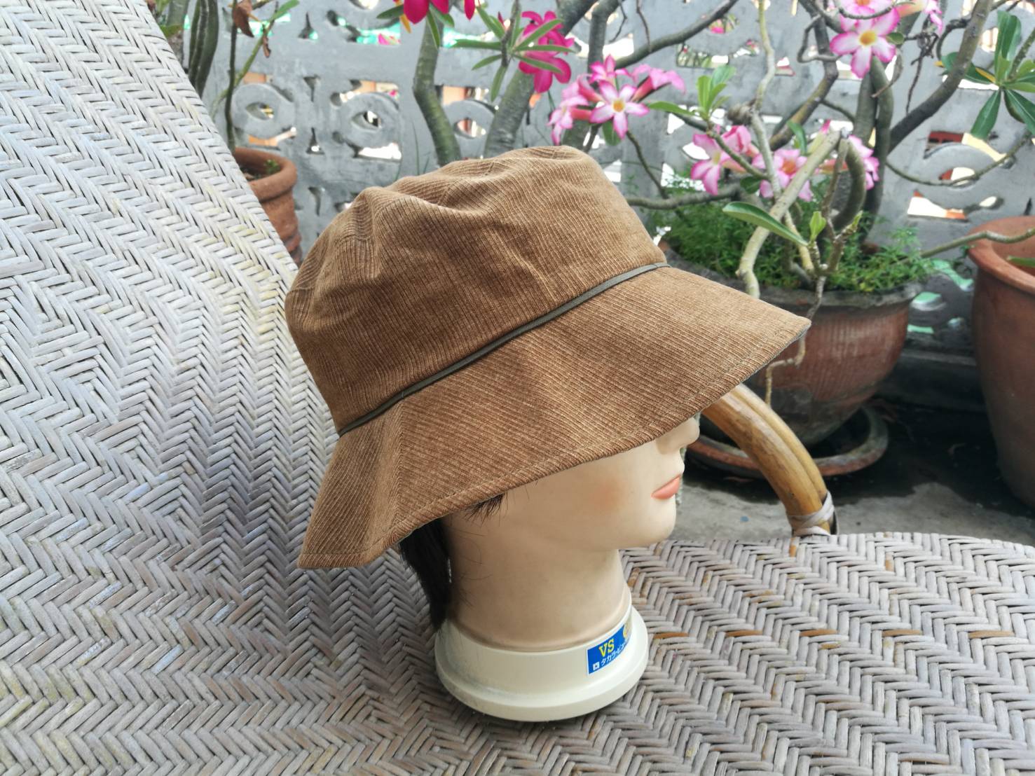 หมวกบักเก็ตผ้าลูกฟูก สวยน่ารักมาก (ของใหม่)