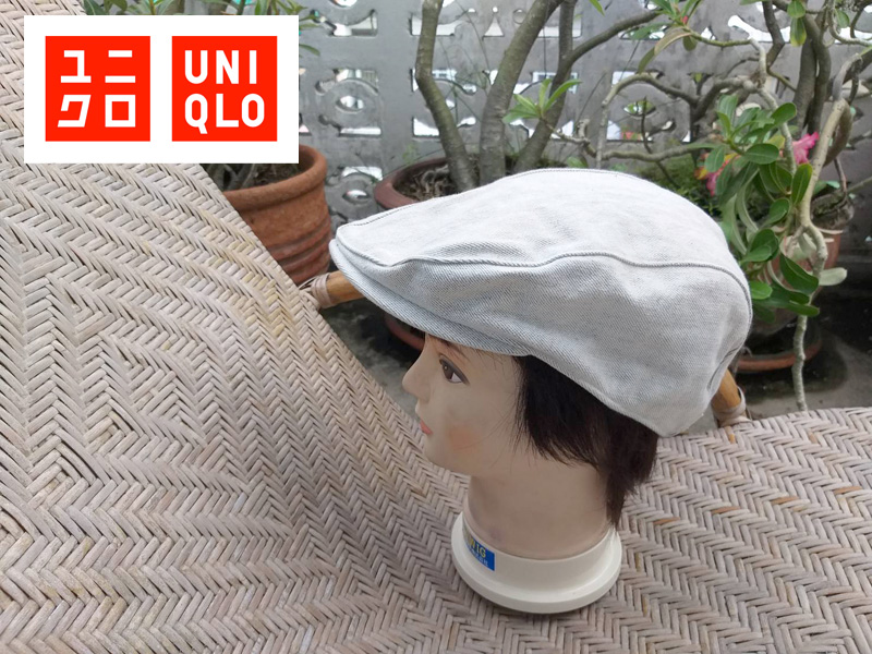 หมวกติงลี่ หมวกแฟล็ตแค็ป Uniqlo