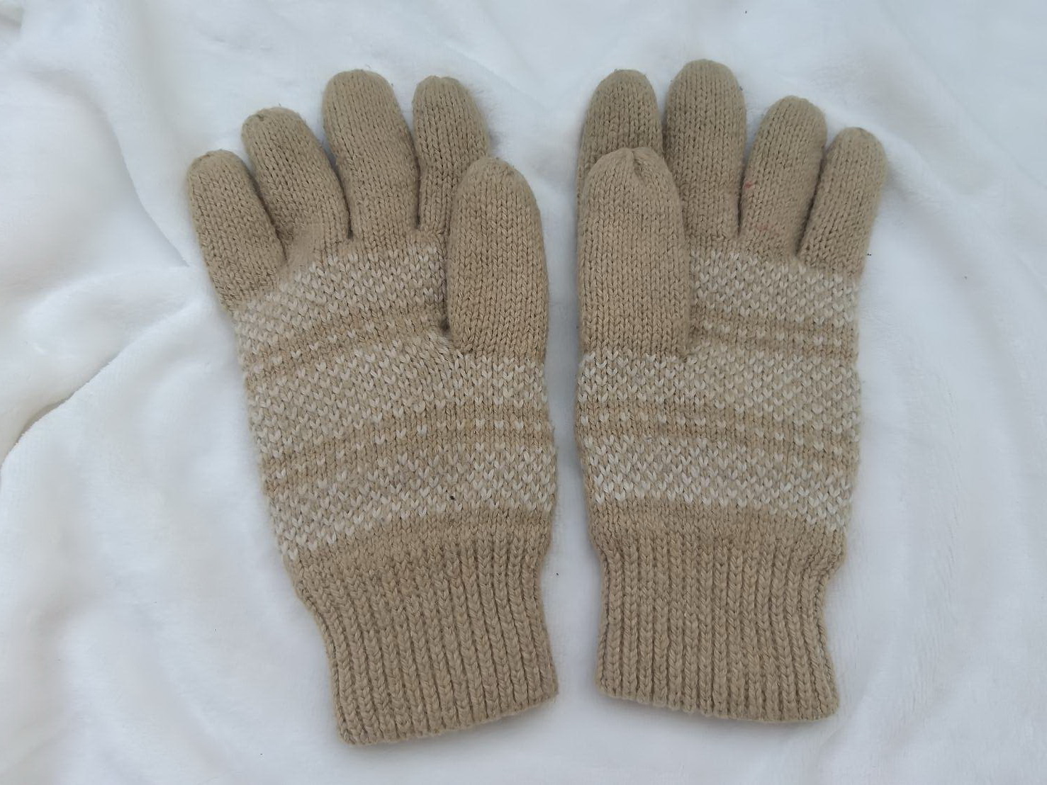 ถุงมือชาย Thinsulate บุผ้าฟลีซด้านใน อุ่นมาก