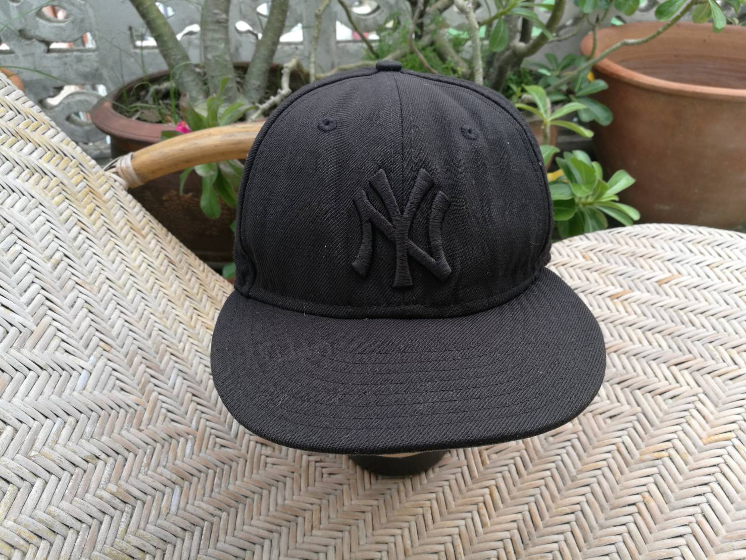 หมวกแก๊ปสีดำ NY NEW ERA ไซด์ใหญ่ 62cm