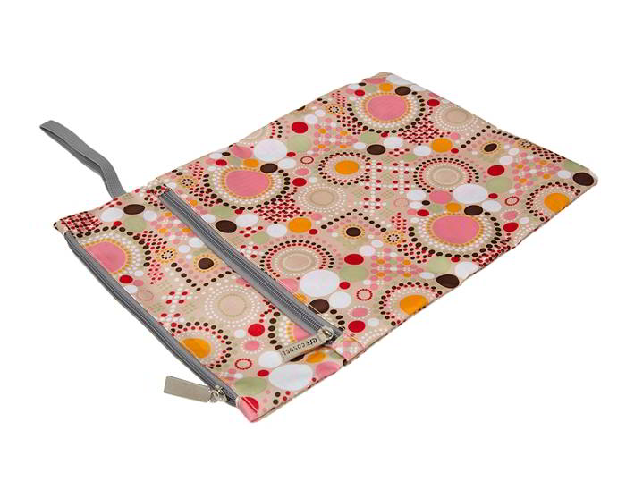 Ecosusi กระเป๋าคุณแม่ กระเป๋าสัมภาระคุณแม่ กระเป๋าแม่ลูกอ่อน แขวนรถเข็นเด็กได้ หิ้ว สะพายไหล่ได้ (Pink)