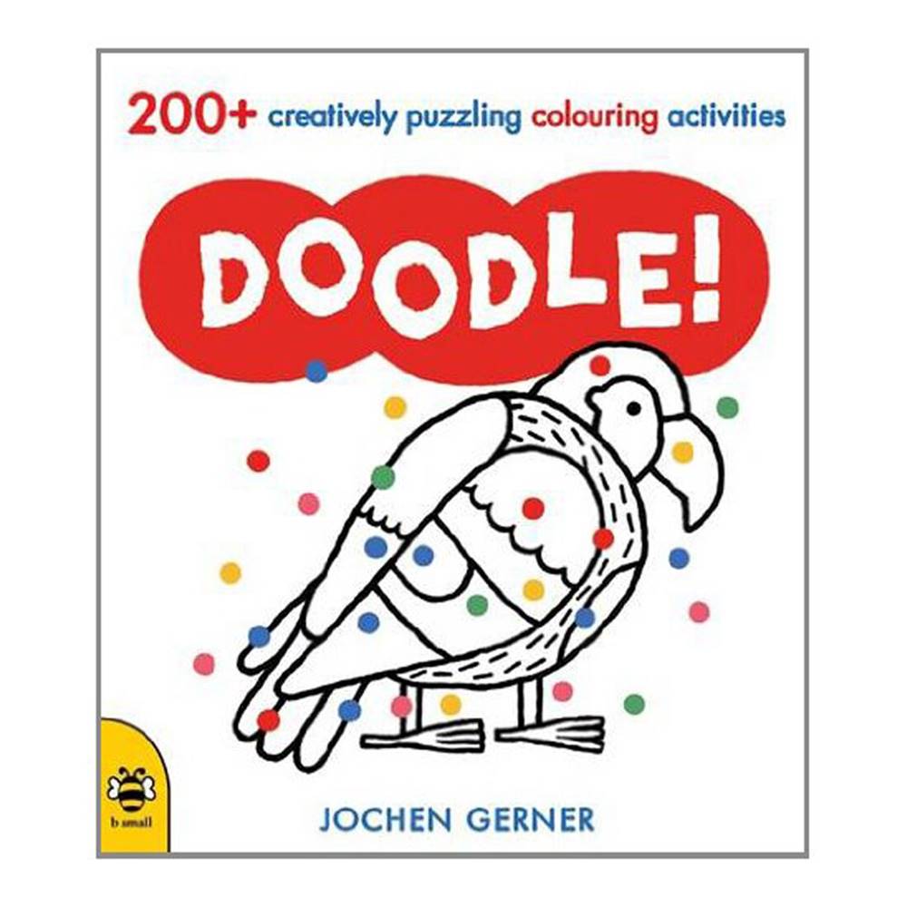 Jochen Gerner : Doodle ! Book : 200+ Creatively Puzzling Colouring Activities for All Ages : หนังสือส่งเสริมจิณตนาการและการคิดนอกกรอบ ศิลปะ สร้างสรรค์ ลายเส้น ดูเดิ้ล สำหรับทุกวัย