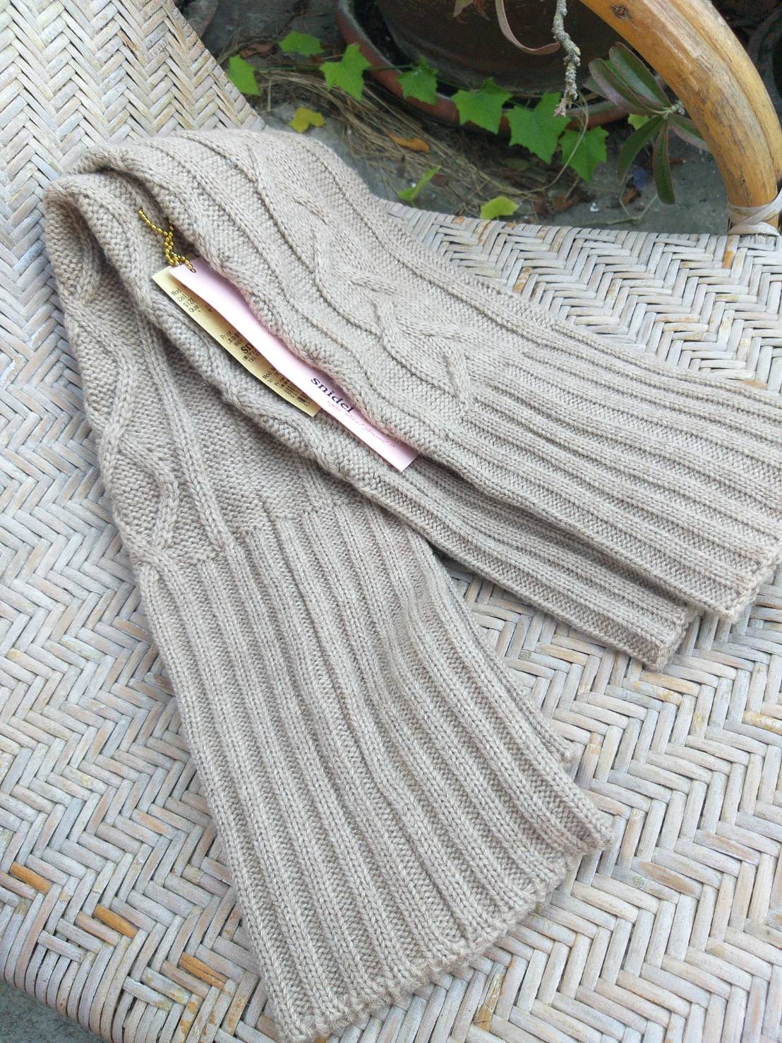 ปลอกขากันหนาว ไหมพรมขนสัตว์ Leg Warmer snidel