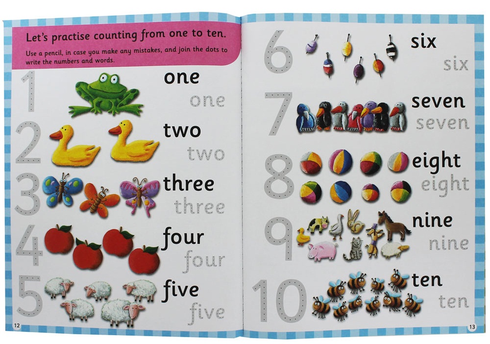 Activity Fun Learning : Counting : An Early Learning Activity Book หนังสือกิจกรรมสำหรับเด็กก่อนวัยเรียน การนับ