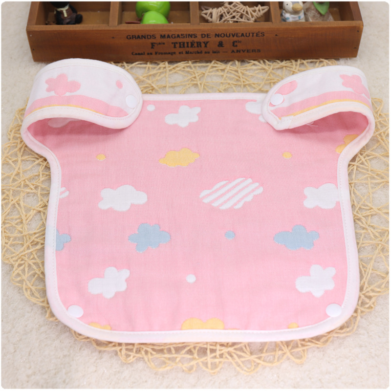 ผ้าซับน้ำลาย ผ้ากันเปื้อนสำหรับหุ้มเป้อุ้มเด็ก กันน้ำลาย-กันแทะ NanaBaby Teething Pads