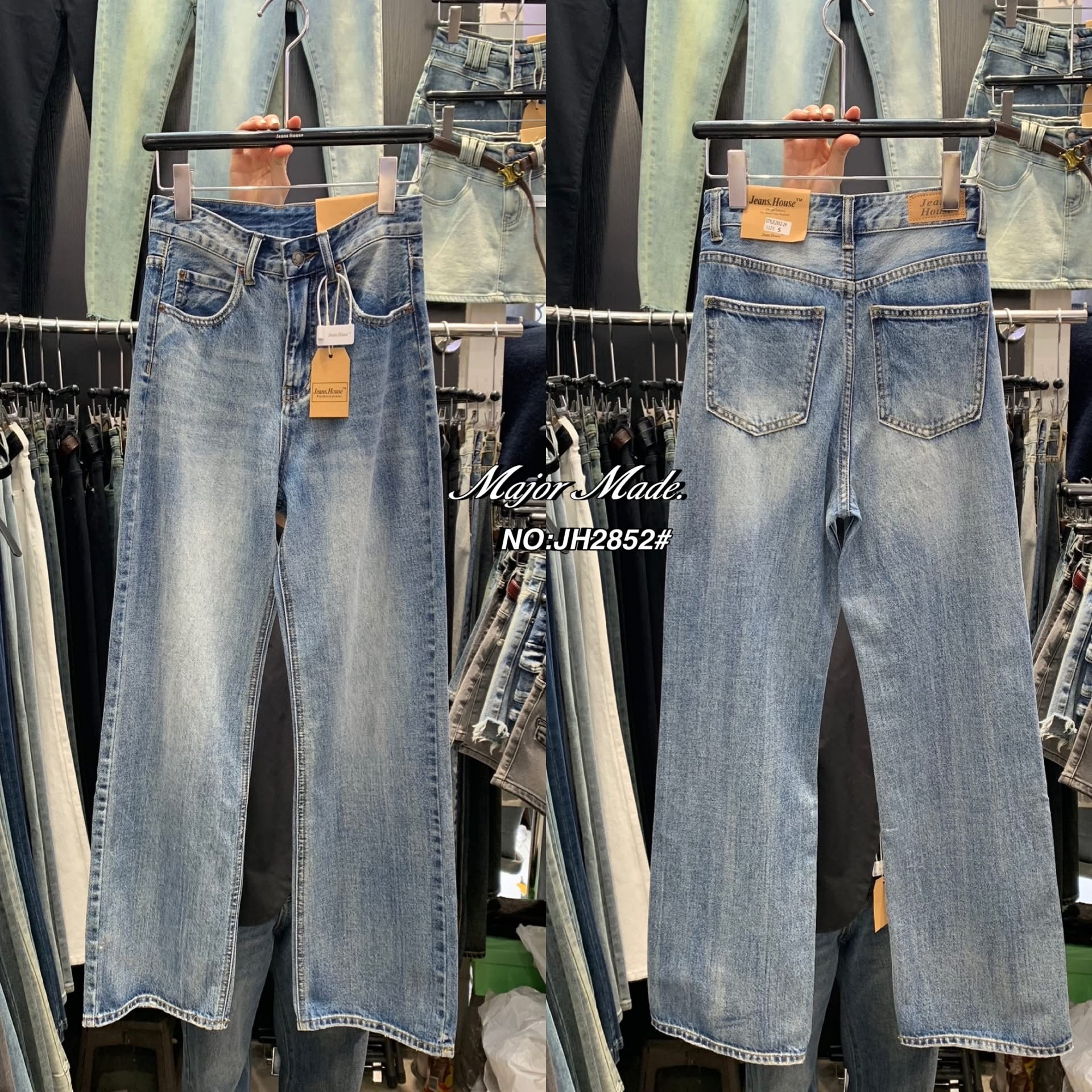 กางเกงทรงกระบอกที่แซปที่สุดในปฐพีนี้ ฮิตกันมากกก งานปังที่สุด (ผ้าไม่ยืด) เพิ่มความสูงให้เมื่อสวมใส เอวสูงปรี๊ดปิดสะดือ ความยาวไม่เต่อ ฟอกสีสวย ใส่สบาย : สินค้าคุณภาพ (พร้อมส่ง)