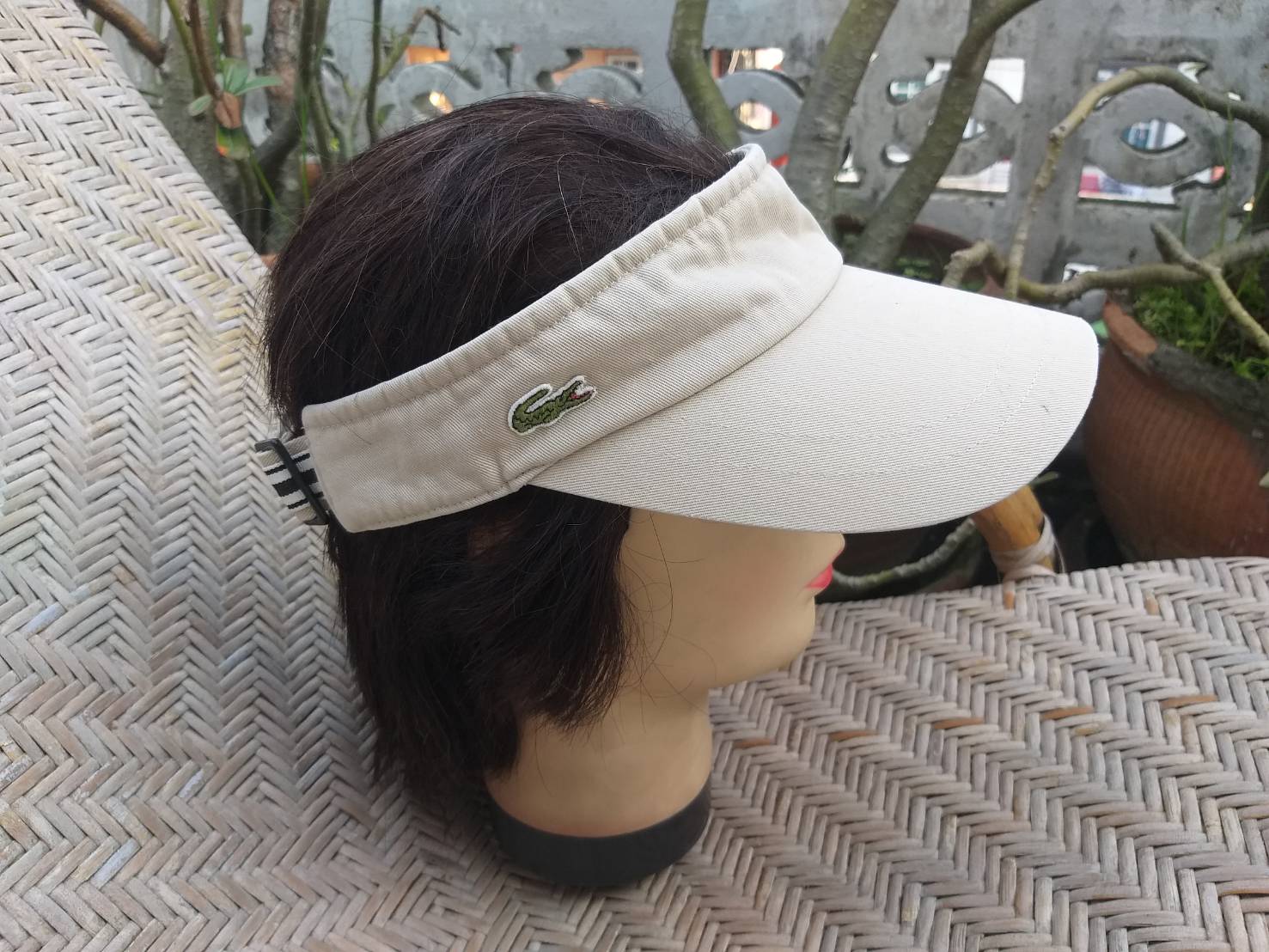 หมวกเปิดหัว หมวกไวเซอร์ LACOSTE