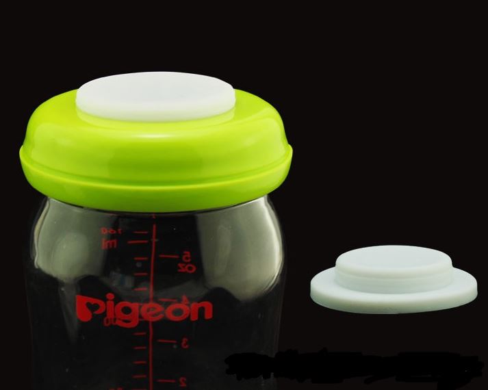 [แพค 2 ชิ้น] ซิลิโคนปิด ฝาขวดนม Pigeon Avent Nuk เปลี่ยนขวดนมเป็น ขวดเก็บน้ำนม Silicone Sealing Disc ฝาขวดนมคอกว้าง ฝาขวดเก็บน้ำนม NanaBaby