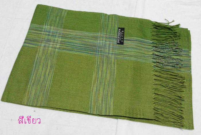 ผ้าพันคอ ผ้าคลุมไหล่ Pashmina สีสวย