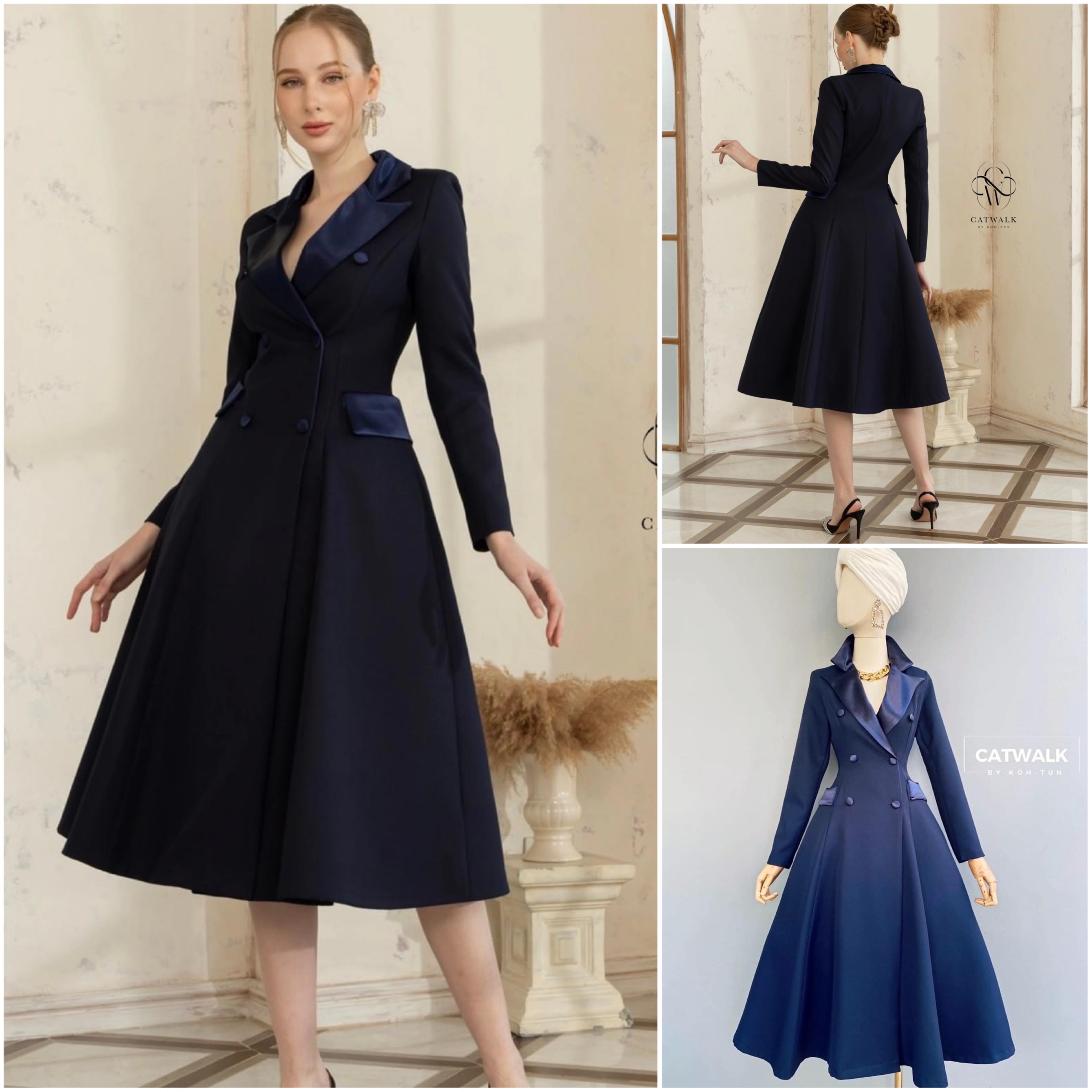 เดรสปกเลื่อมกระโปรงบาน+กระโปรงสุ่ม งาน ผ้าเนื้อดี ผ้าสวยสุดๆ : สินค้าคุณภาพ (พร้อมส่ง)