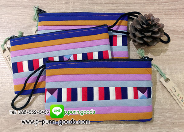 กระเป๋าใส่เหรียญ กระเป๋าลีซู 6x11 ซม.