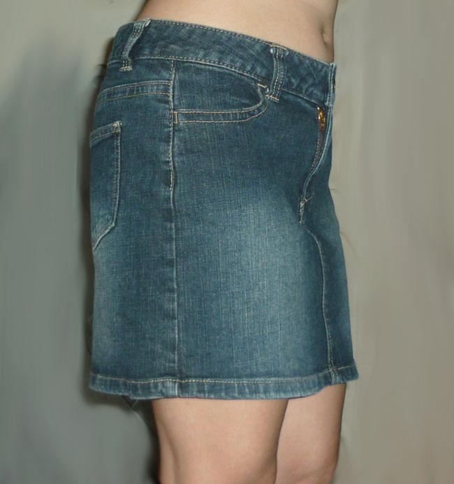 กระโปรงยีนส์เนื้อยืด C.O.L.Z.A แบรนด์ญี่ปุ่น 31-35-14