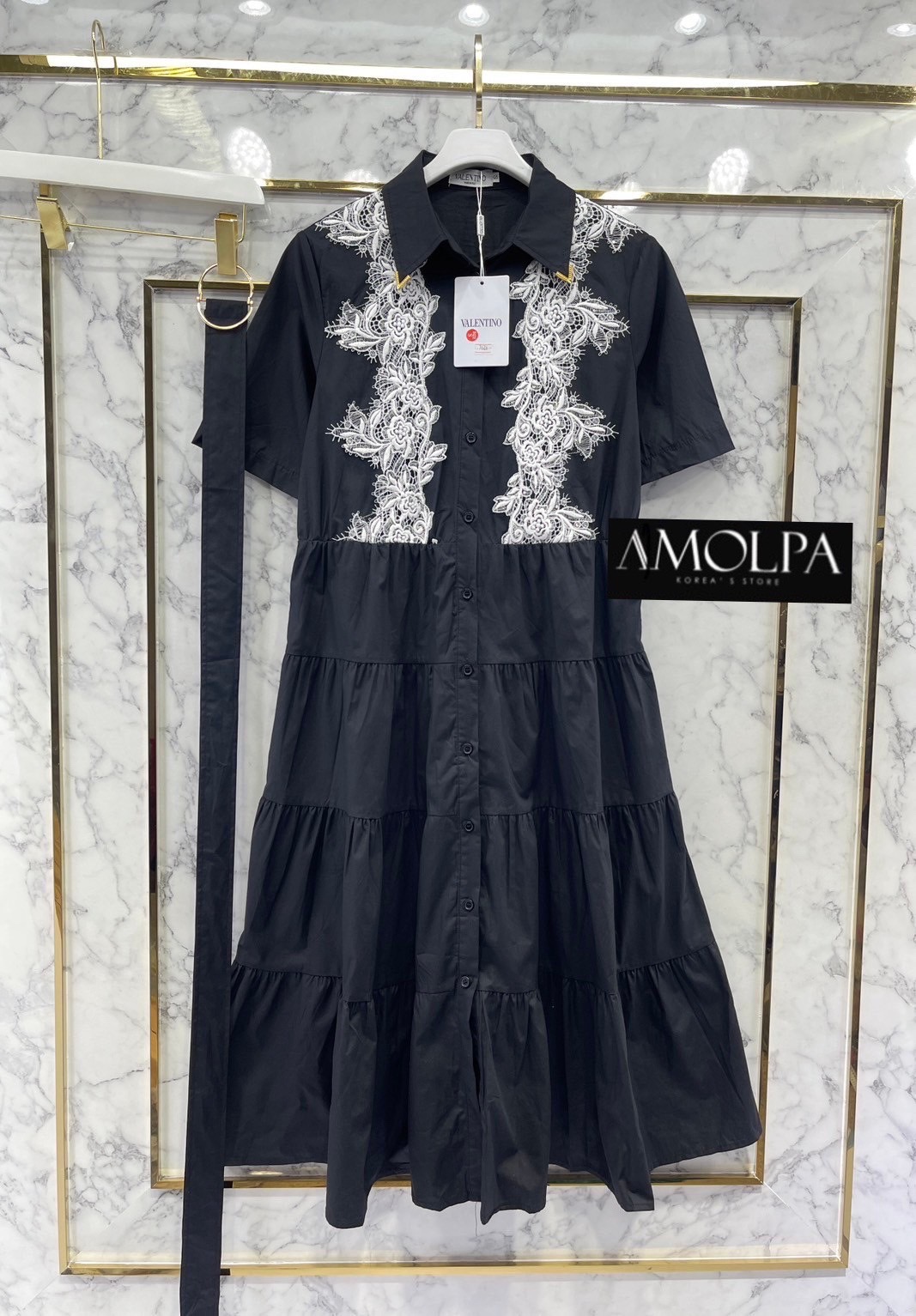 MAXI DRESS VALENTINO สวยหรู ดูแพง สมมมมมเป็นตัวแม่แห่งวงการ งานสูท สุดพรีเมียมม. สินค้าคุณภาพ (พร้อมส่ง)