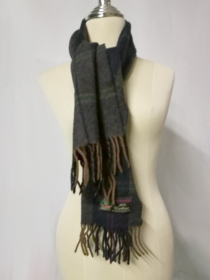 ผ้าพันคอ Cashmere Made in SCOTLAND (ของใหม่)