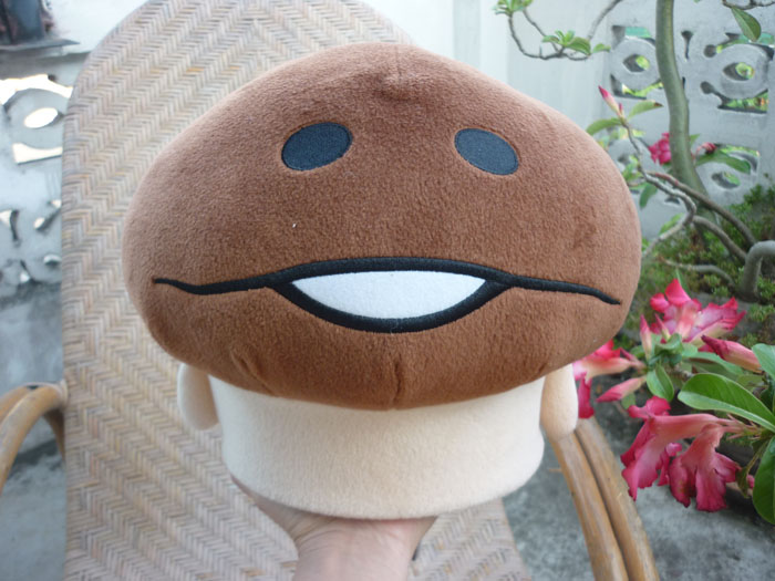 ตุ๊กตาเห็ดนาเมโกะ รุ่นขอนไม้ ใหม่ป้ายห้อย ลิขสิทธิ์แท้