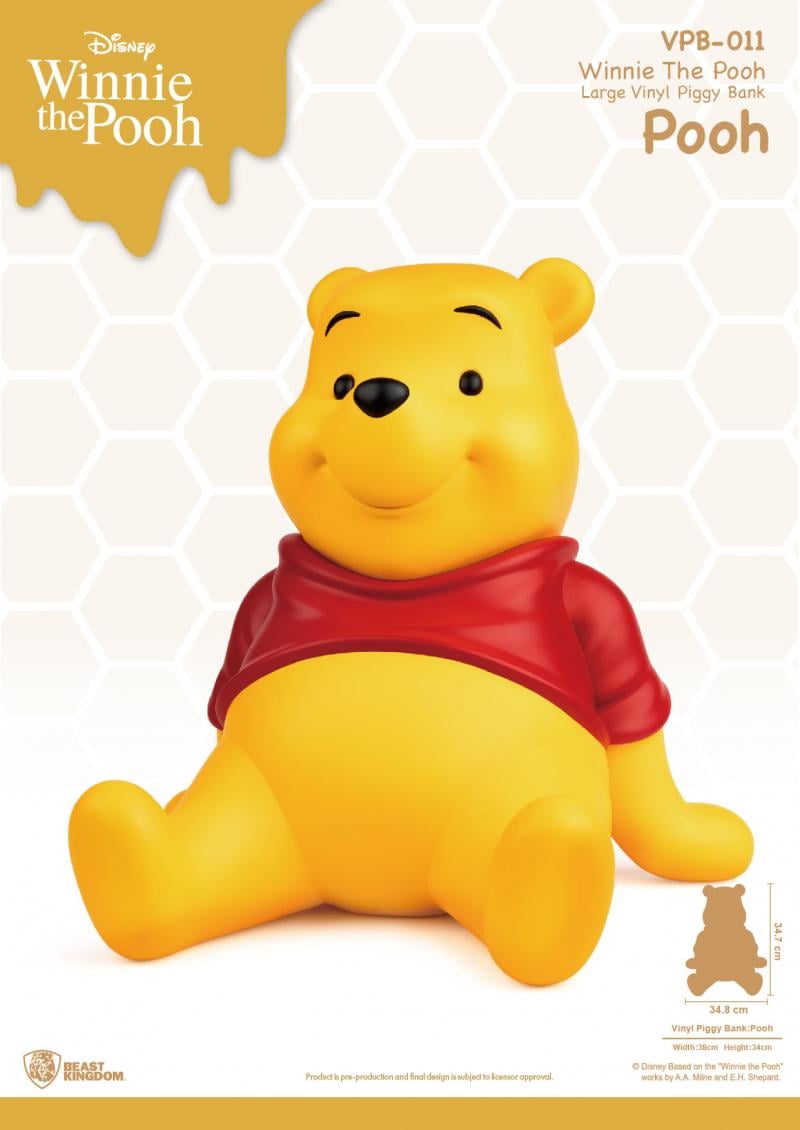 [เปิดจอง] Pooh: Winnie The Pooh Large Vinyl Piggy Bank